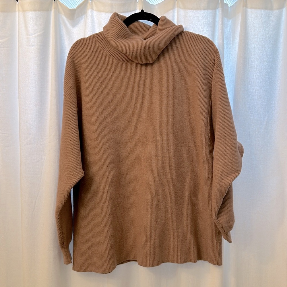 Free People Roll Neck Tunic Sweater